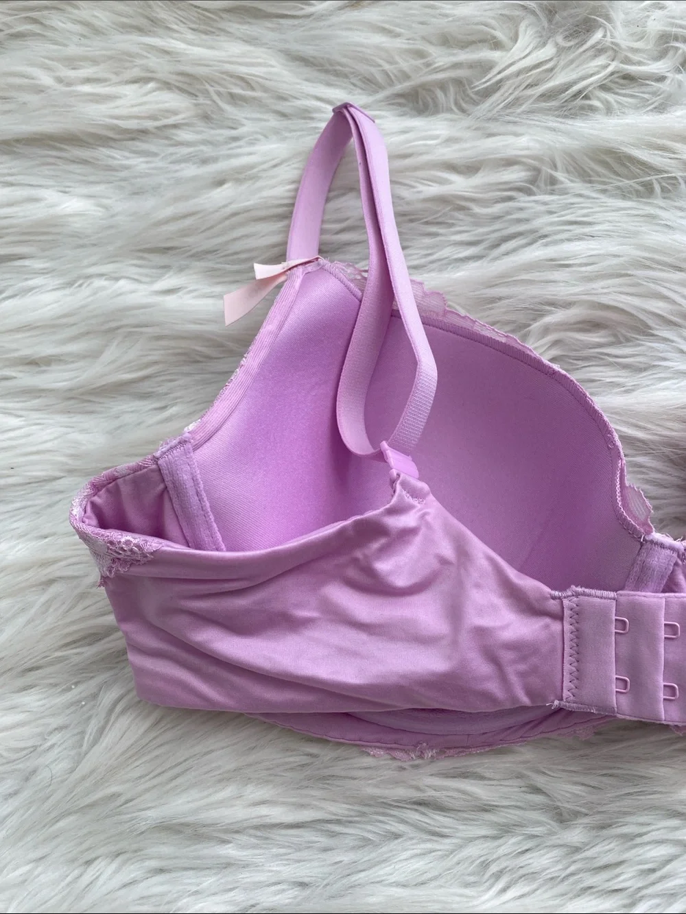 Victoria's Secret | Lilac Lace Body By Victoria Lined Demi Underwire Bra - Picture 7 of 12
